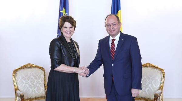 Bogdan Aurescu, întâlnire cu președintele Lockheed Martin Corporation, unul dintre cei mai mari producători de echipamente militare