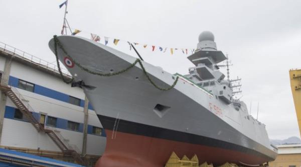 Ultima fregată comandată de Forțele Navale italiene, lansată la apă