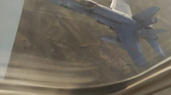 Un Boeing de linie, cu probleme tehnice, aterizare de urgență la Madrid. Un F-18 a oferit asistență