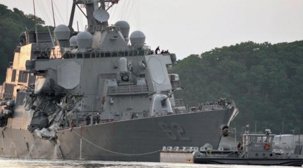 Distrugătorul USS Fitzgerald a plecat în teste pe mare la doi ani după coliziunea din Pacific