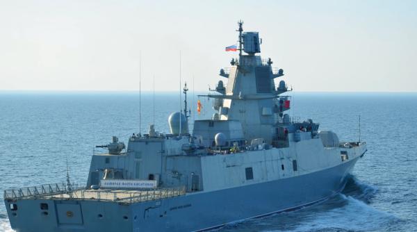 Presa rusă: Sistemele de război radioelectronic de pe fregata 'Admiral Kasatonov' ar fi 'păcălit' radarele NATO