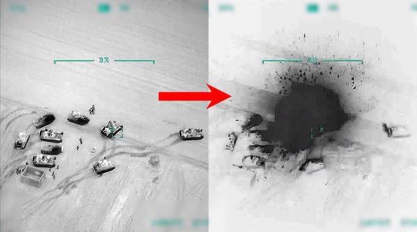 Turcia a răspuns după atacul trupelor lui Assad: Zeci de bombardamente asupra blindatelor siriene - Video