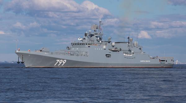 Rusia a trimis două fregate, echipate cu rachete de croazieră Kalibr, în Marea Mediterană spre coasta Siriei