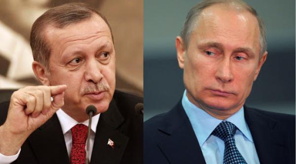Erdogan a somat Rusia: I-am cerut lui Putin să ''se dea la o parte'' din Siria