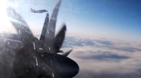 Forțele Aeriene Ruse au filmat momentul interceptării lor de catre avioanele F-35 ale Norvegiei (Video)