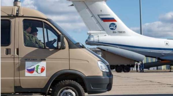 Armata rusă, trimisă în Italia pentru a oferi sprijin medical, după o discuție între Putin și Conte