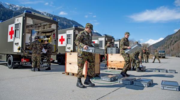 Elveția își mobilizează rezerviștii, pentru prima oară de la al Doilea Război Mondial încoace