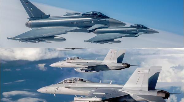 Germania ar fi interesată să cumpere 90 de avioane Eurofighter şi 45 de aeronave FA-18