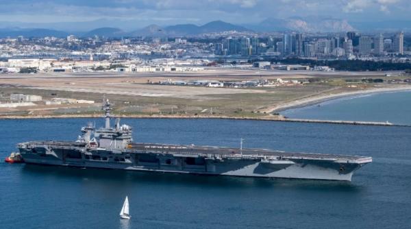 Noi cazuri de marinari infectați cu Covid-19 pe portavionul USS Theodore Roosevelt