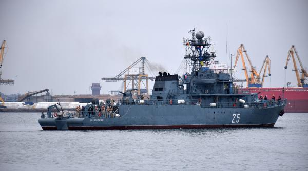 Exerciţii de luptă pe mare pentru întărirea capacităţii de reacţie a Forţelor Navale Române