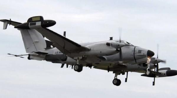 US Air Force are în Lituania două aeronave de supraveghere și cercetare RC-12X King Air B200