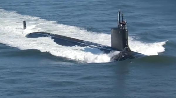 US Navy a anunțat intrarea în serviciu a noului submarin nuclear USS Delaware