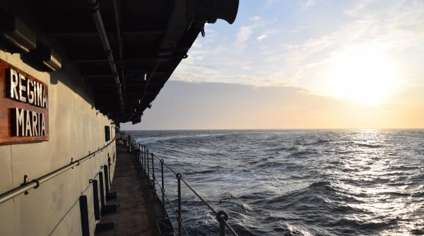 Fregata Regina Maria și alte patru nave NATO efectuează o vizită în portul Poti din Georgia (Foto/Video)