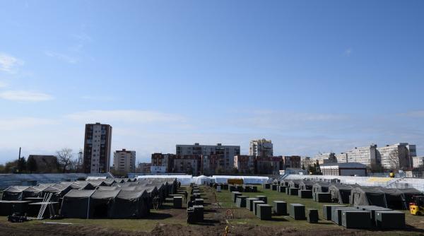 Spitalul militar mobil din Constanţa, aproape finalizat