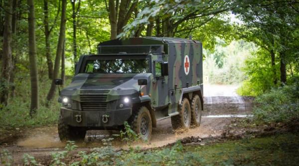 Germania cumpără vehicule EAGLE 6x6 pentru Corpul de Ambulanță al German Army