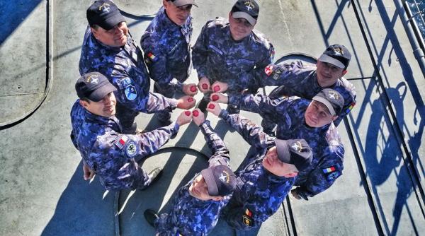 Mesajul marinarilor puitorului de mine Constantin Bălescu aflați în misiune NATO