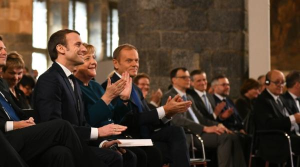 Tunetul lui Macron privind destrămarea UE. Franța se îndepărtează de 'Germania și Liga Hanseatică'