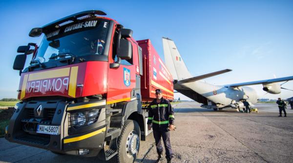 Misiune de transport aerian în Spania. România trimite 90.000 de măști de protecție 