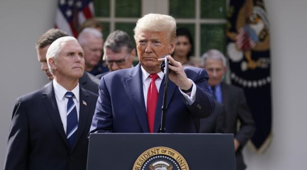 Donald Trump: Criza provocată de noul coronavirus, ''mai gravă decât atacul de la Pearl Harbor''