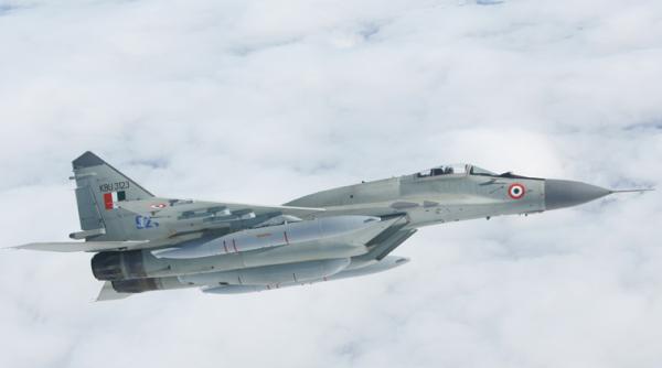 Un MiG-29 s-a prăbușit în India - Video