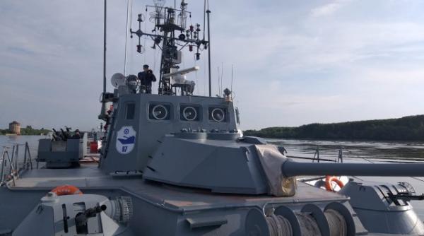 Flotila Fluvială „Mihail Kogălniceanu” a desfășurat activități de instruire pe fluviul Dunăre (Foto)