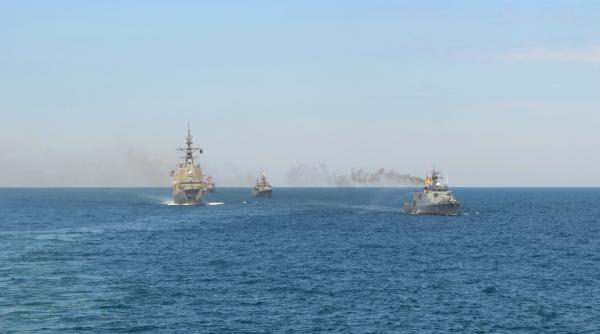 Participarea Forţelor Navale române la exerciţiul ,,Sea Breeze 20” | Fregata "Regina Maria" a acostat în portul Odessa