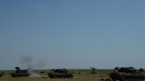 Detașamentul de Apărare Antiaeriană Ghepard execută un exercițiu de tip L.F.X (Foto)