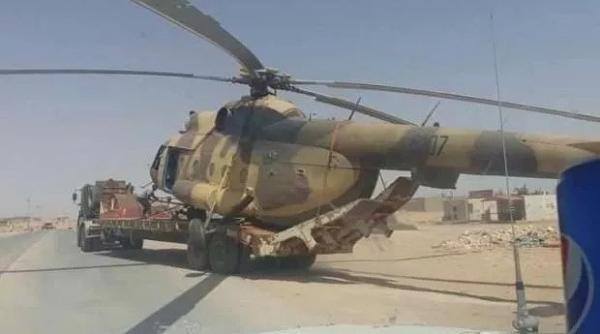 Libia: Forțele GNA au prezentat noi imagini cu un elicopter Mi-17, cel mai probabil de provenienţă rusească, al Forţelor Aeriene ale LNA