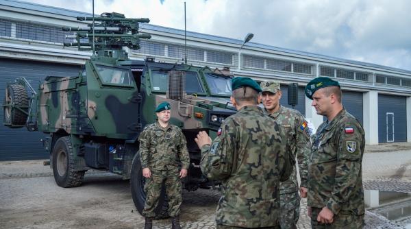 Scorpionii Albaștri au vizit Regimentul 15 Apărare Antiaeriană din Polonia (Foto)