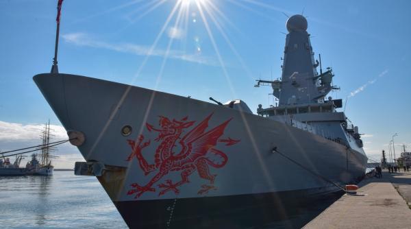 Exerciții navale româno-britanice în Marea Neagră