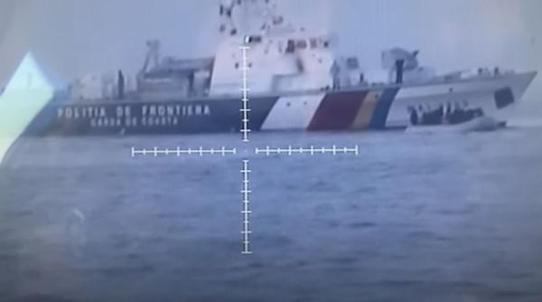 Nave românești, parte a misiunii Frontex, acuzate că împing migranții înapoi în mare ( Foto/Video)