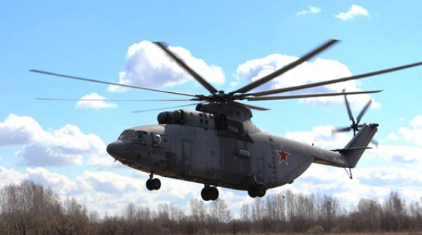 Brigada de aviație Urali a armatei ruse a primit cel mai mare elicopter de transport Mi-26