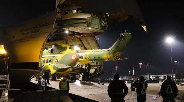 Cele trei elicoptere IAR-330 detașate în Mali s-au întors în țară