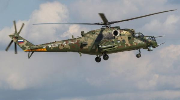 Elicopterul Mi-24 al Forțelor Aeriene Ruse, doborât în Armenia cu un MANPADS rusesc? (Foto/Video)