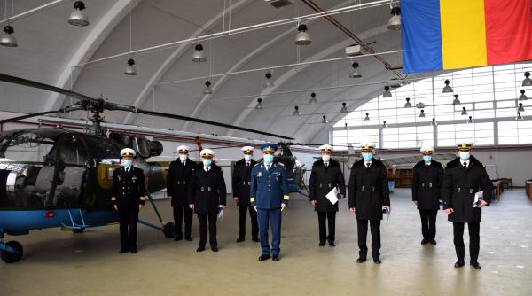 Forțele Navale Române: A fost brevetată cea de-a doua serie de piloți-marinari