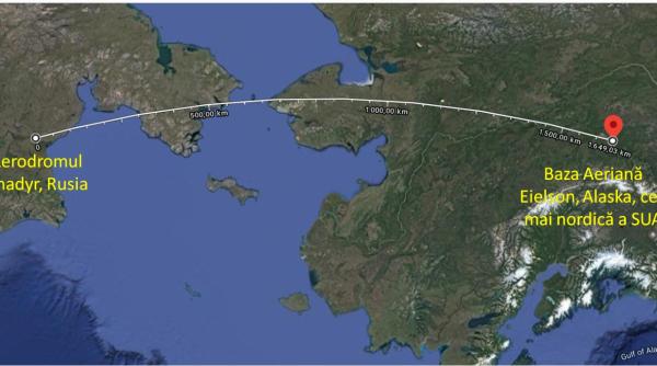 Rusia a dislocat avioane de vânătoare cu rază mare de acțiune în apropiere de Alaska