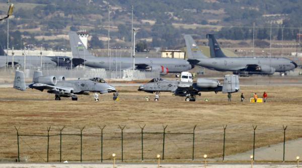 Incident de securitate la Baza Incirlik din Turcia. O dronă neidentificată a fost descoperită în zona de comandă