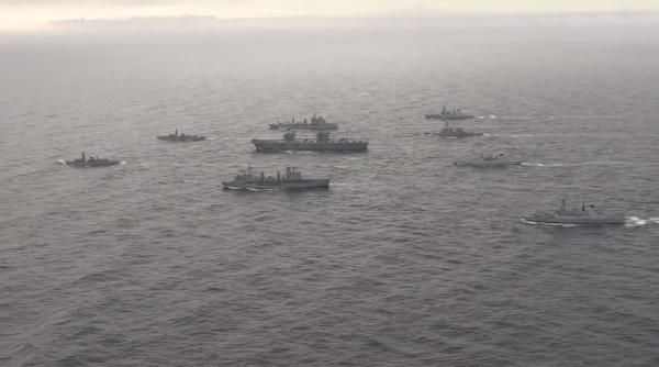 Royal Navy are primul grup de luptă operațional după 38 de ani, condus de portavionului HMS Queen Elizabeth