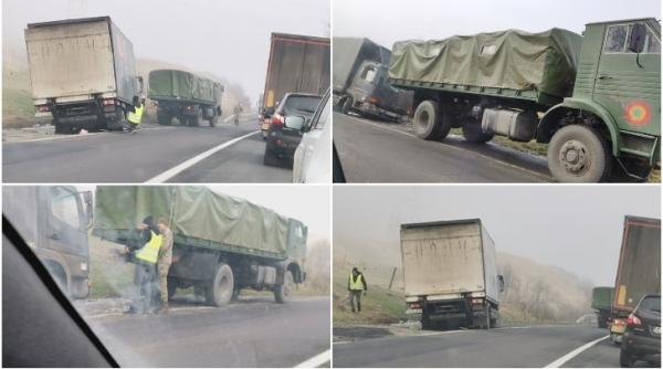 MApN: 'Nimeni nu rămâne în urmă'. Militarii români au sărit în ajutorul unui șofer care a evitat în ultima clipă un accident