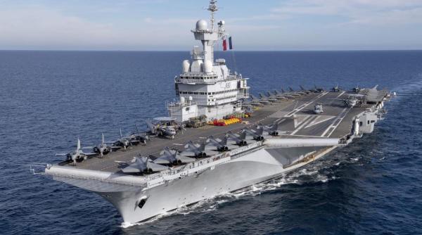 Portavionul Charles de Gaulle pleacă în misiune în estul Mediteranei. Franța trimite un mesaj indirect Turciei
