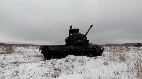 Sistemele antiaeriene Gepard, participă la exerciții de antrenament complexe în Polonia (Video)