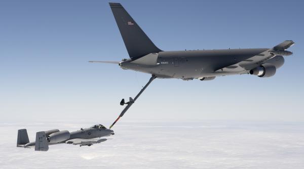 SUA investesc masiv în 'cisterne' aeriene. US Air Force vor dispune de un nou lot de aeronave de realimentare KC-46A Pegasus
