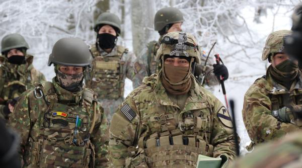 Vânătorii de munte s-au instruit în comun cu militarii americani