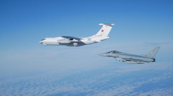 Poliție aeriană. Avioanele Eurofighter ale Germaniei au identificat un Il-78 al Rusiei 
