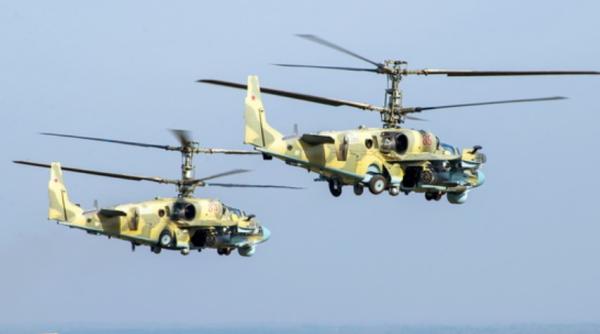 Rusia suplimentează numărul elicopterelor de atac din Regiunea Militară Sud