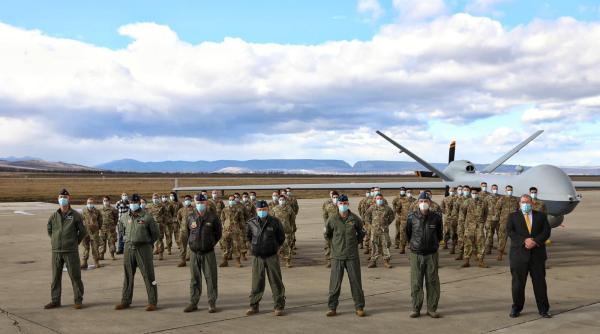 Drone MQ-9 Reaper la Câmpia Turzii (Foto/Video). SUA au investit peste 143 de milioane de dolari în Baza 71 Aeriană