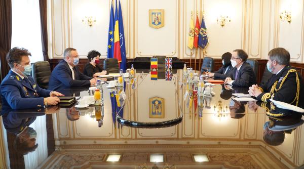 Ministrul Apărării Naționale, discuții cu ambasadorul Marii Britanii în România