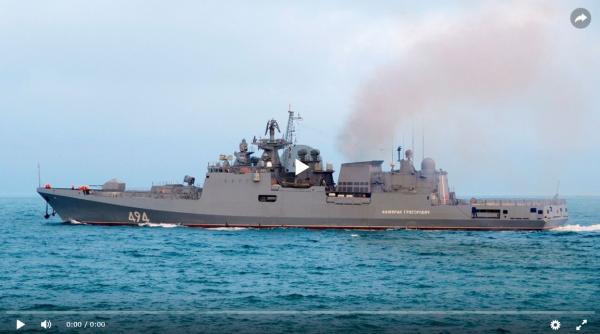 Un detașament de nave al Flotei ruse din Marea Neagră a sosit în Pakistan pentru exercițiul “Aman-2021”