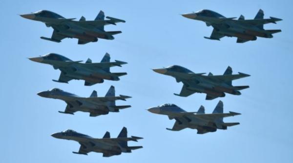 Rusia a desfășurat un exercițiu de amploare în Regiunea Rostov, cu avioane de tip Su-34 și Su-30SM