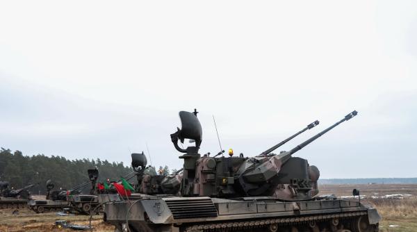 Complexele antiaeriene Gepard ale Armatei României au participat la operația Sobiesky (Foto)